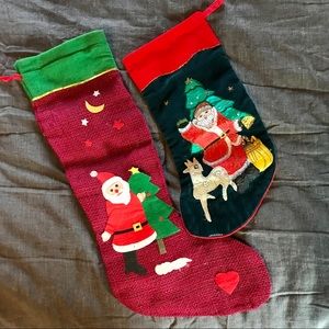 Vintage Christmas stockings